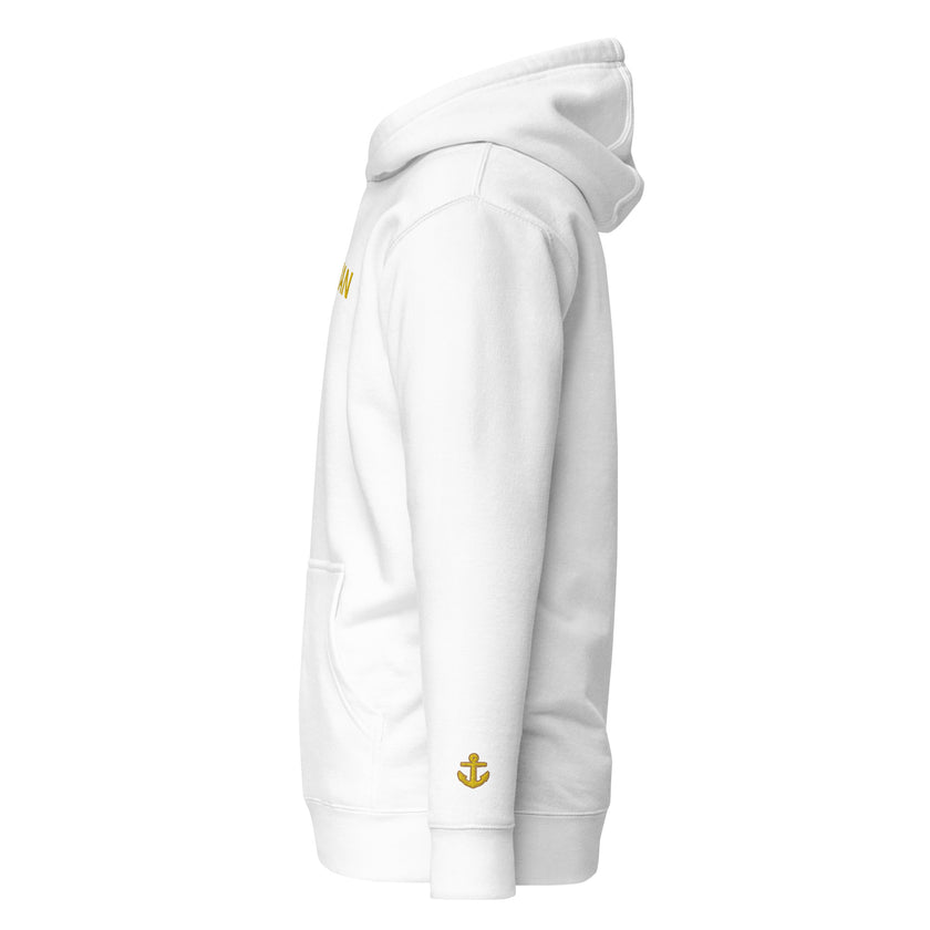 Hoodie with embroidery Able Seaman - IamSEAWOLF shop