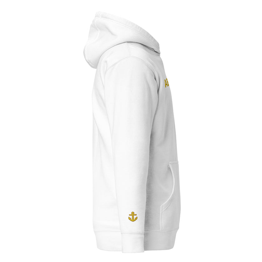 Hoodie with embroidery Able Seaman - IamSEAWOLF shop