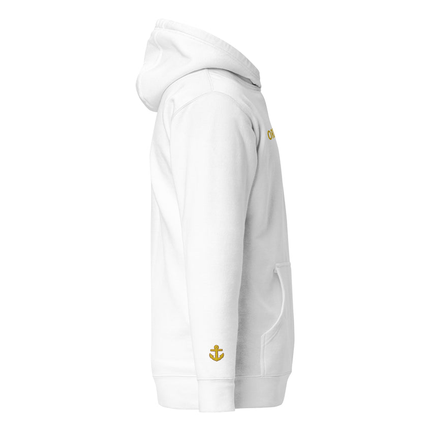 Hoodie with embroidery Ordinary Seaman - IamSEAWOLF shop