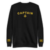 Captain's Sweatshirt: Large embroidery and sleeves (choose epaulettes)