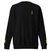 2OFF Sweatshirt left chest and sleeves embroidery (Choose epaulettes)