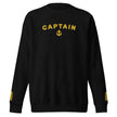 Captain's Sweatshirt: Large embroidery and sleeves (choose epaulettes)