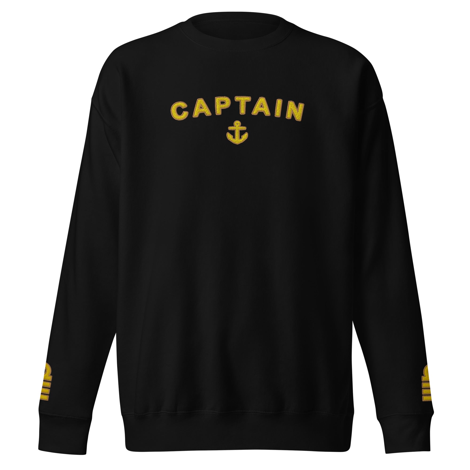 Captain's uniform Sweatshirt with large embroidery - IamSEAWOLF shop