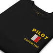 Harbour pilot uniform sweatshirt with custom embroidered name