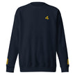 Sweatshirt with embroidery (Rhombus epaulettes)