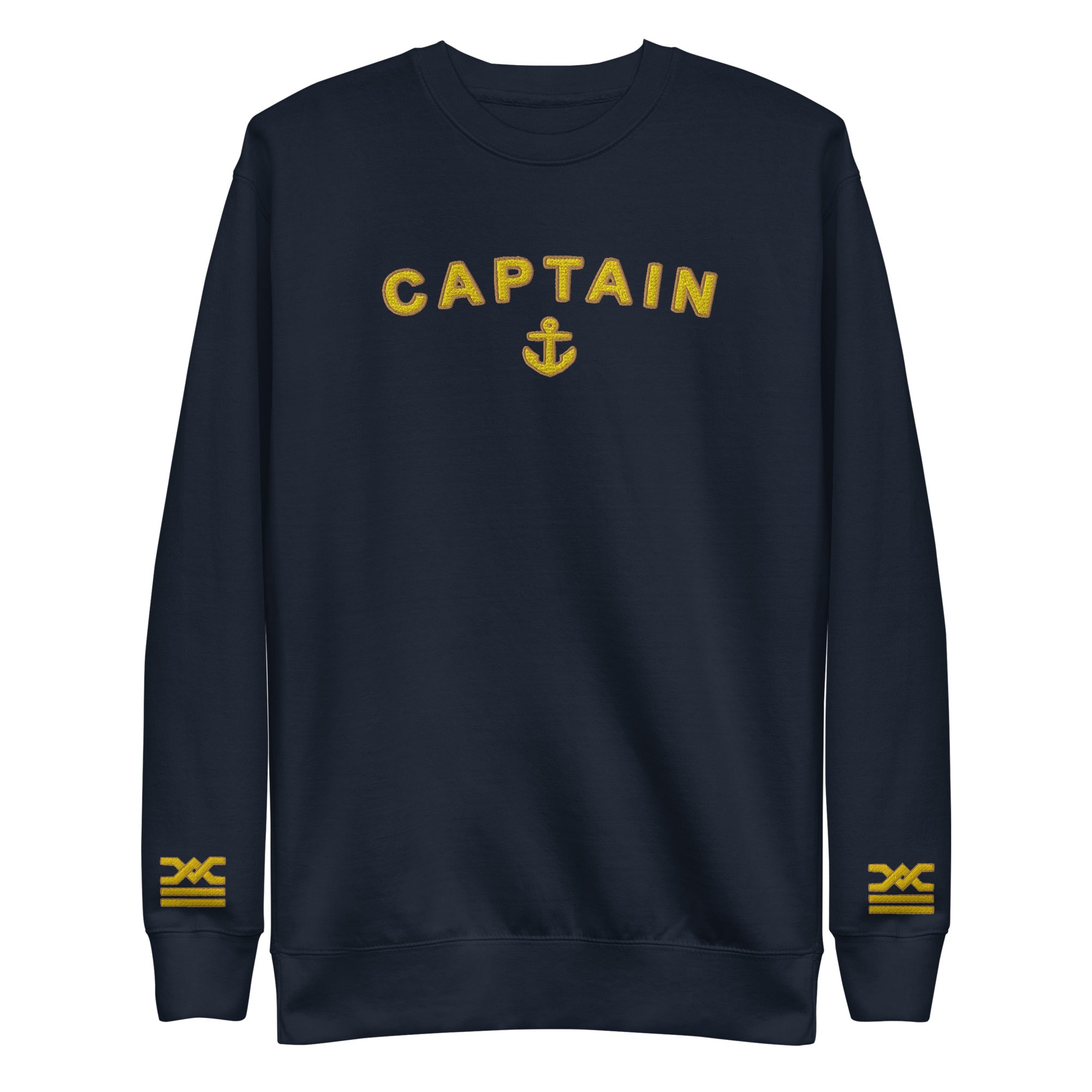 Captain's Choice Sweatshirt: Style and Command at Sea (choose epaulettes)