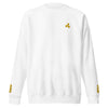 Sweatshirt with embroidery (Rhombus epaulettes)