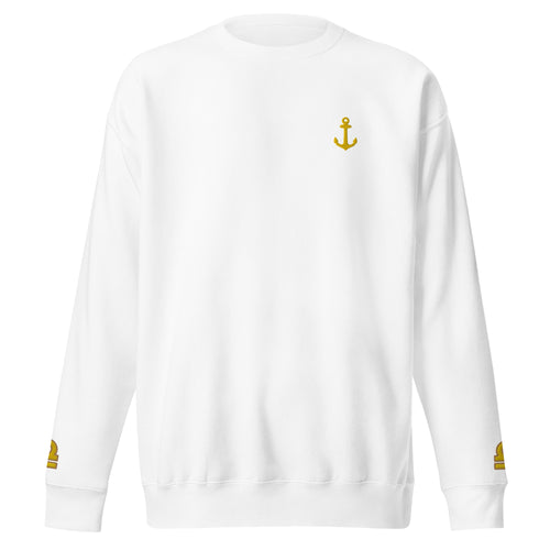 Second Officer uniform sweatshirt with embroidery.