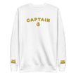 Captain's Sweatshirt: Large embroidery and sleeves (choose epaulettes)