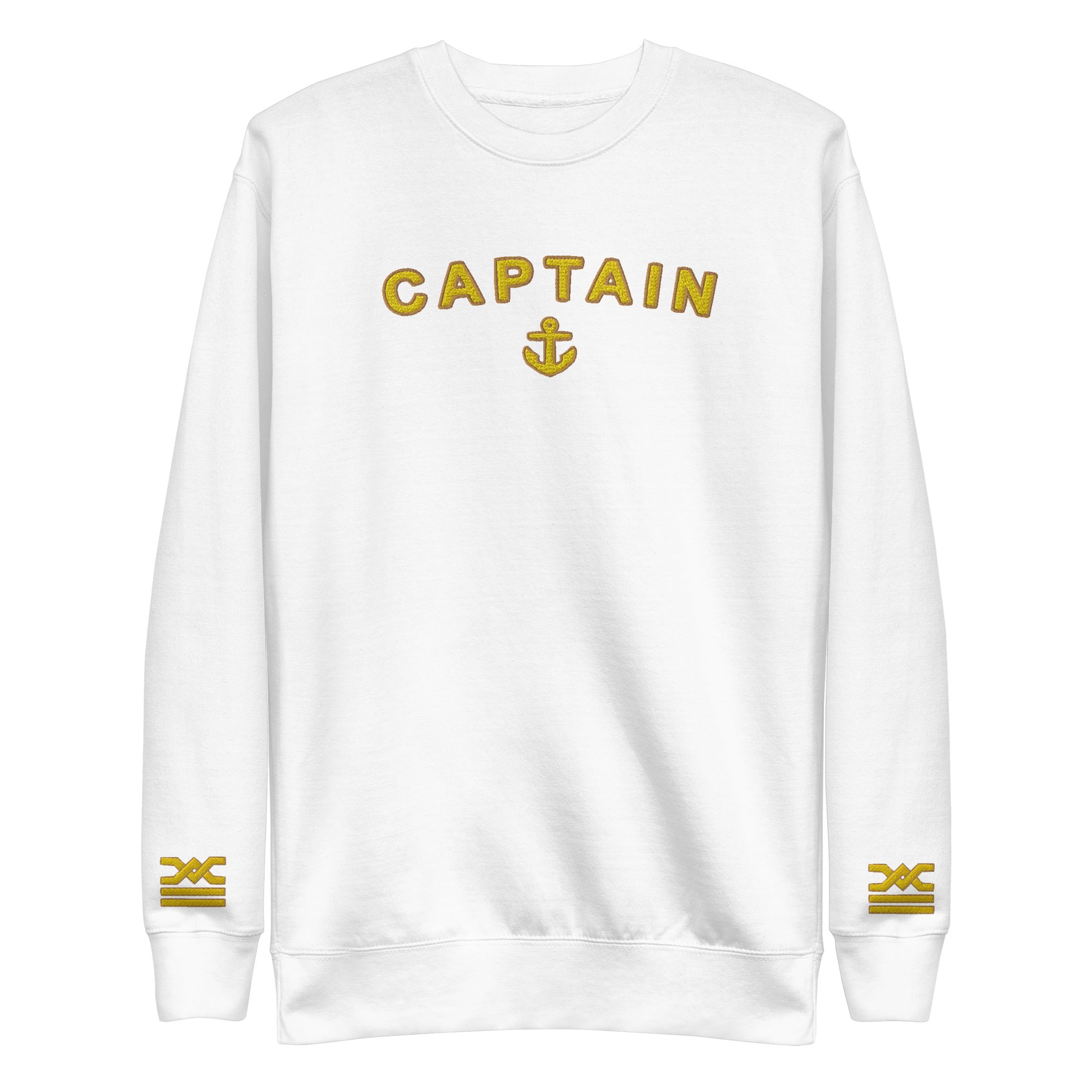 Captain's Choice Sweatshirt: Style and Command at Sea (choose epaulettes)