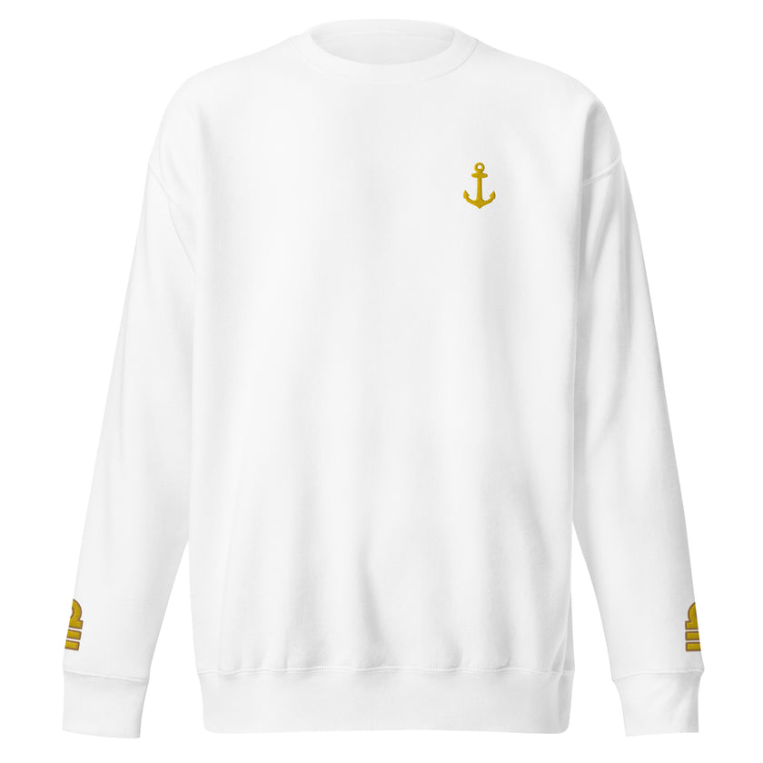 Chief Officer uniform sweatshirt with embroidery. - IamSEAWOLF shop