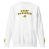 Chief Engineer Choice Sweatshirt: Style and Command at Sea (choose epaulettes)