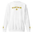 Captain's Sweatshirt: Large embroidery and sleeves (choose epaulettes)