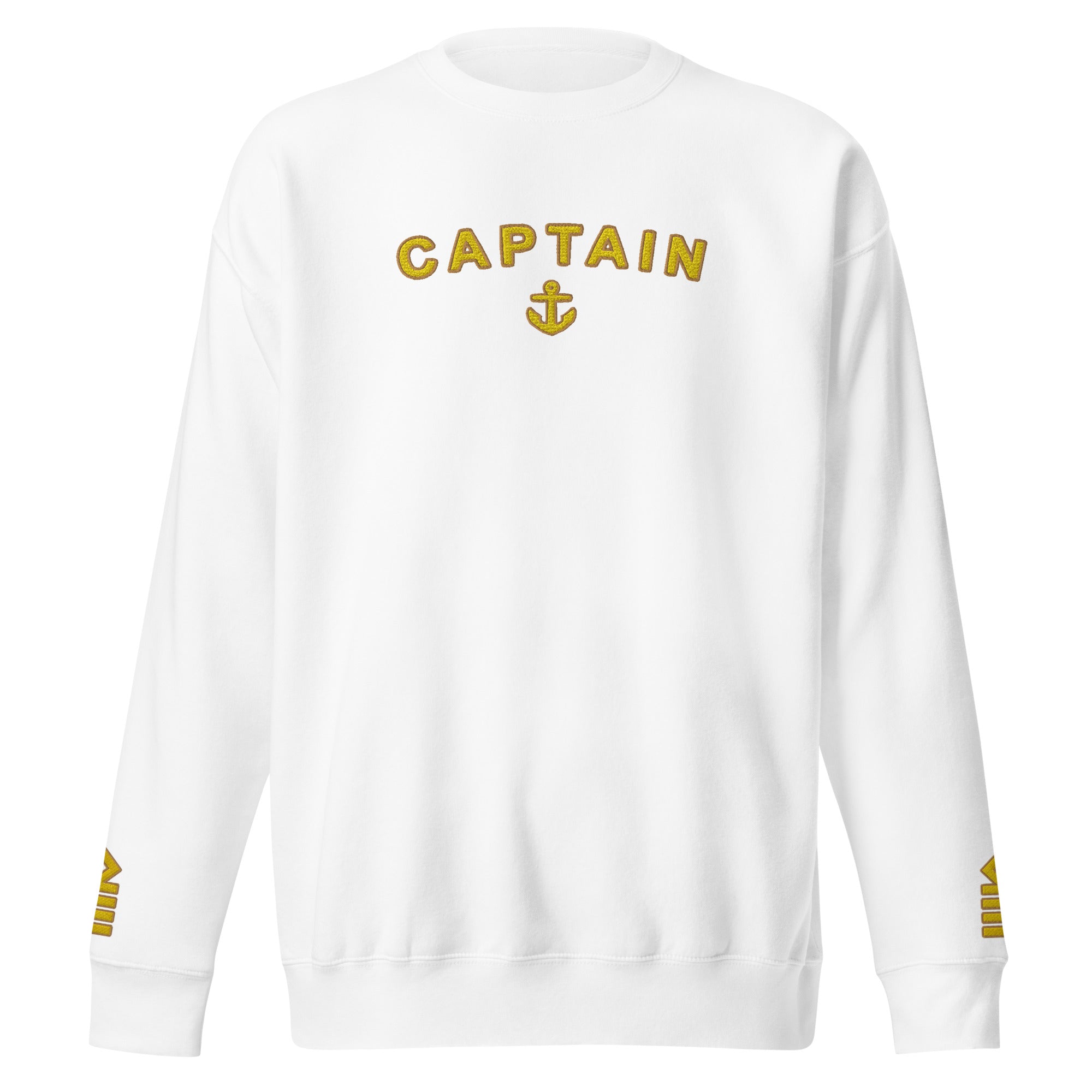 Captain's uniform Sweatshirt with large embroidery - IamSEAWOLF shop