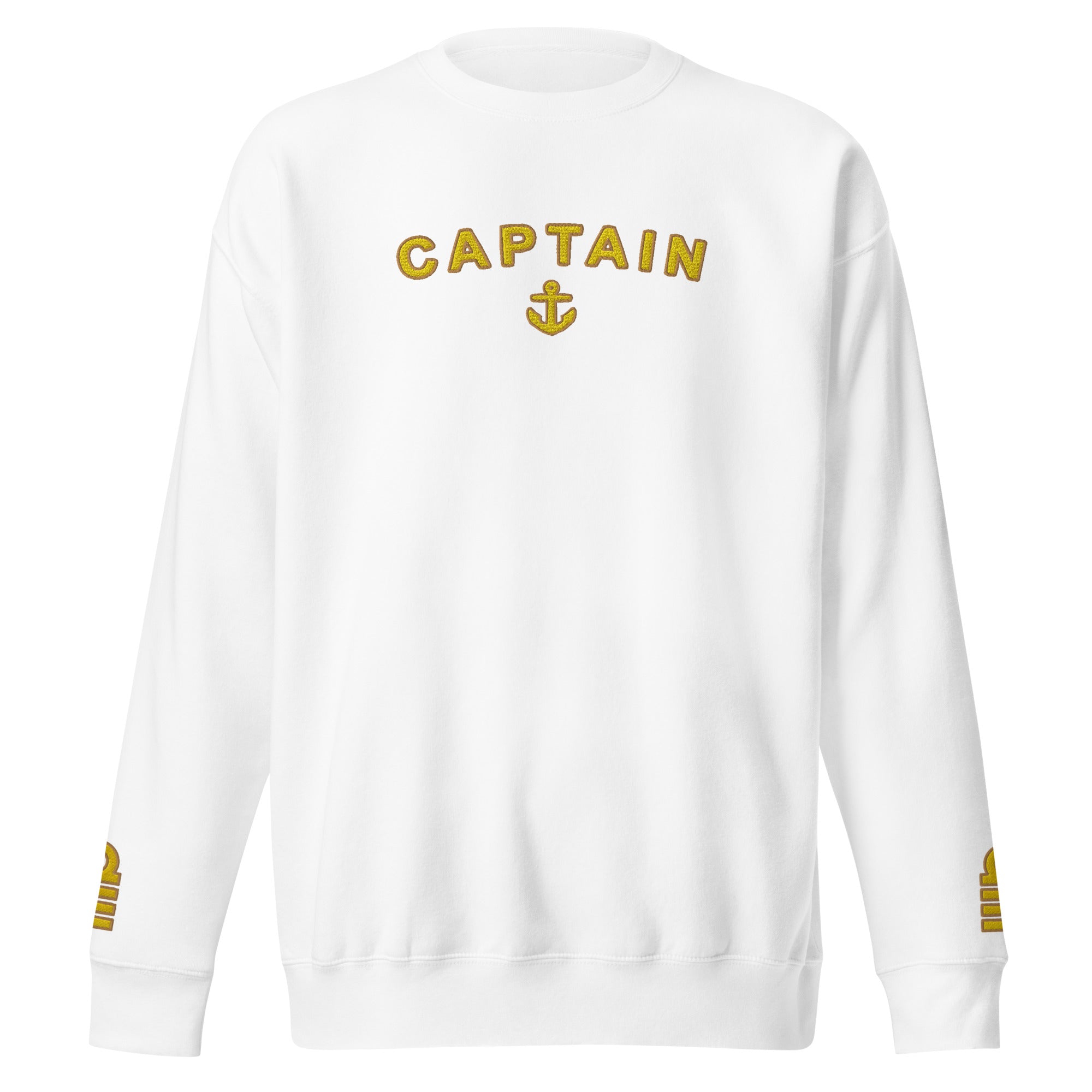 Captain's uniform Sweatshirt with large embroidery - IamSEAWOLF shop