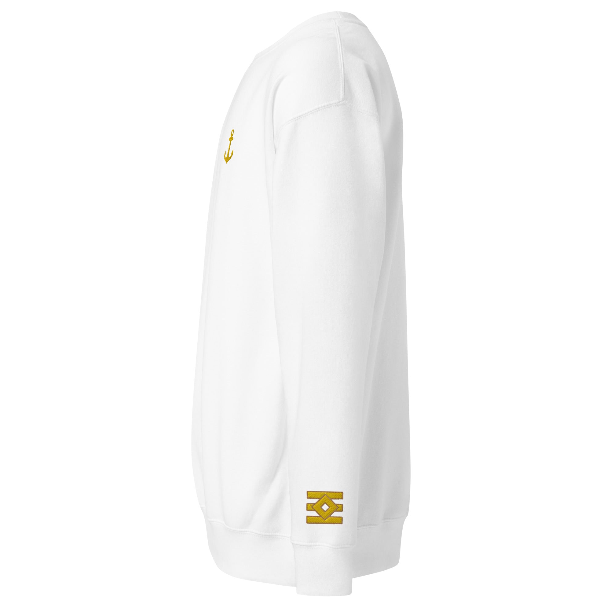 Chief Officer Choice Sweatshirt: Style and Command at Sea (choose epaulettes)