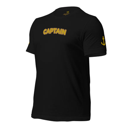 Camiseta de uniforme de capitán con bordado.