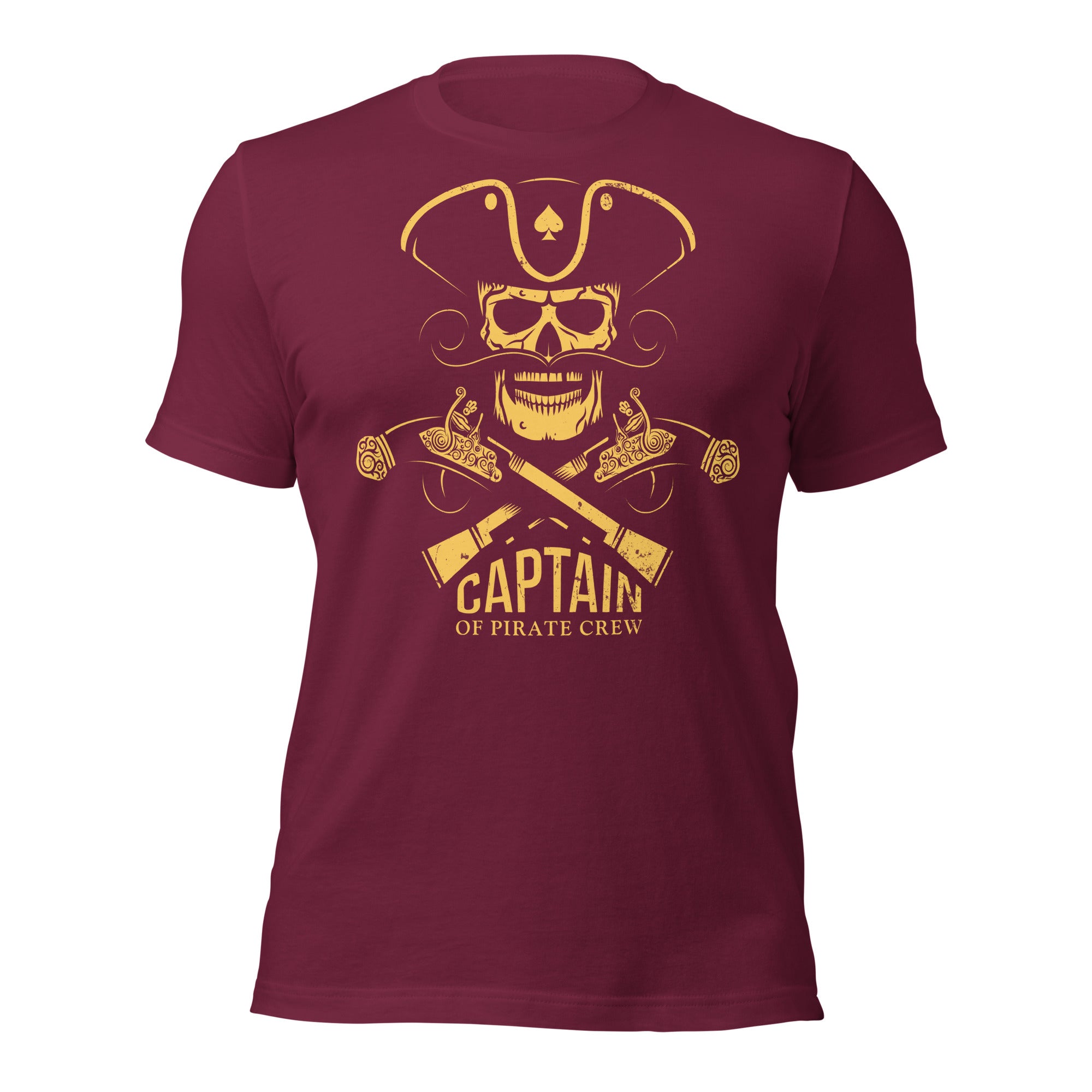 Captain of Pirates Crew printed unisex t-shirt