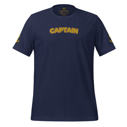 Captain uniform t-shirt with embroidery. - IamSEAWOLF shop