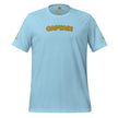 Captain t-shirt with embroidery, centre and sleeves