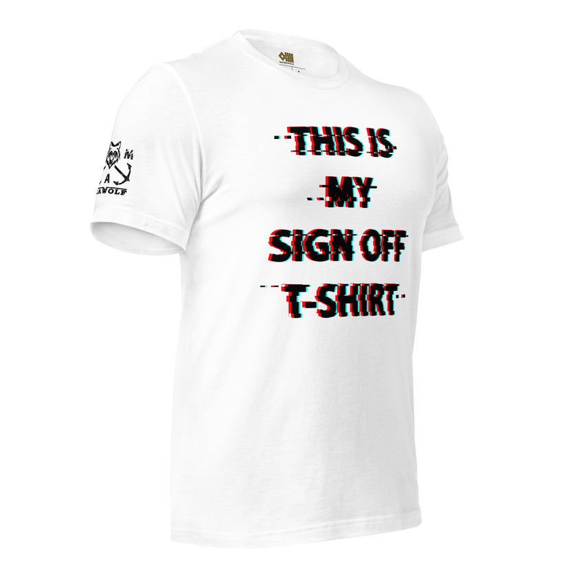 Seafarer premium T-Shirt Sign OFF - IamSEAWOLF shop