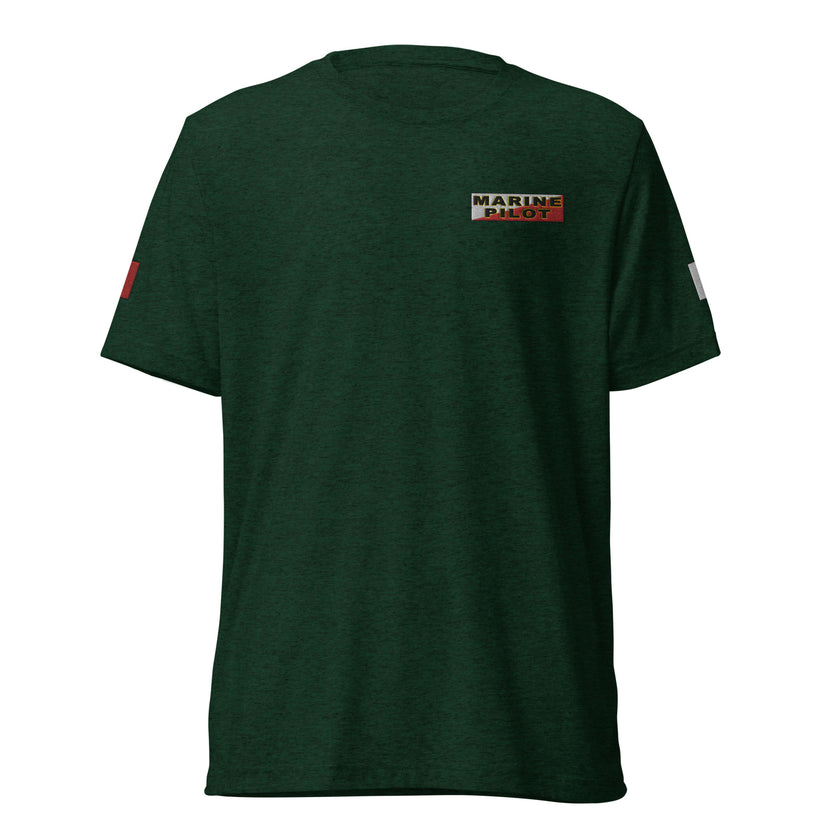 Embroidered Marine Pilot T-Shirt - IamSEAWOLF shop