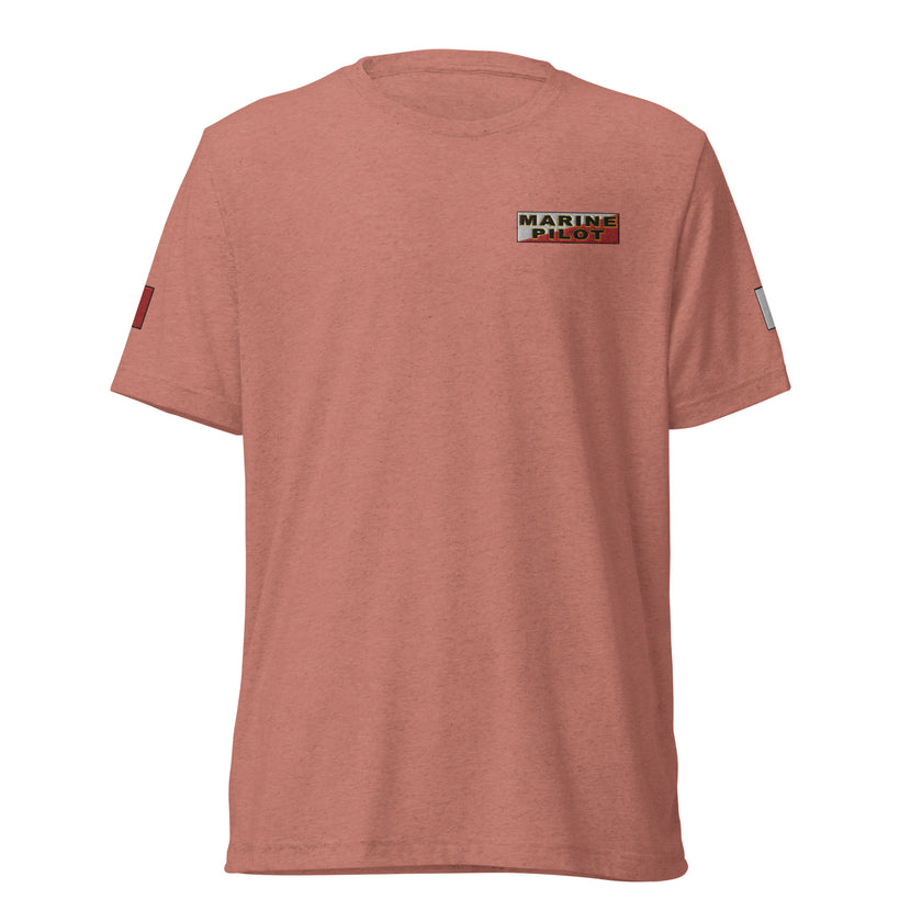 Embroidered Marine Pilot T-Shirt - IamSEAWOLF shop