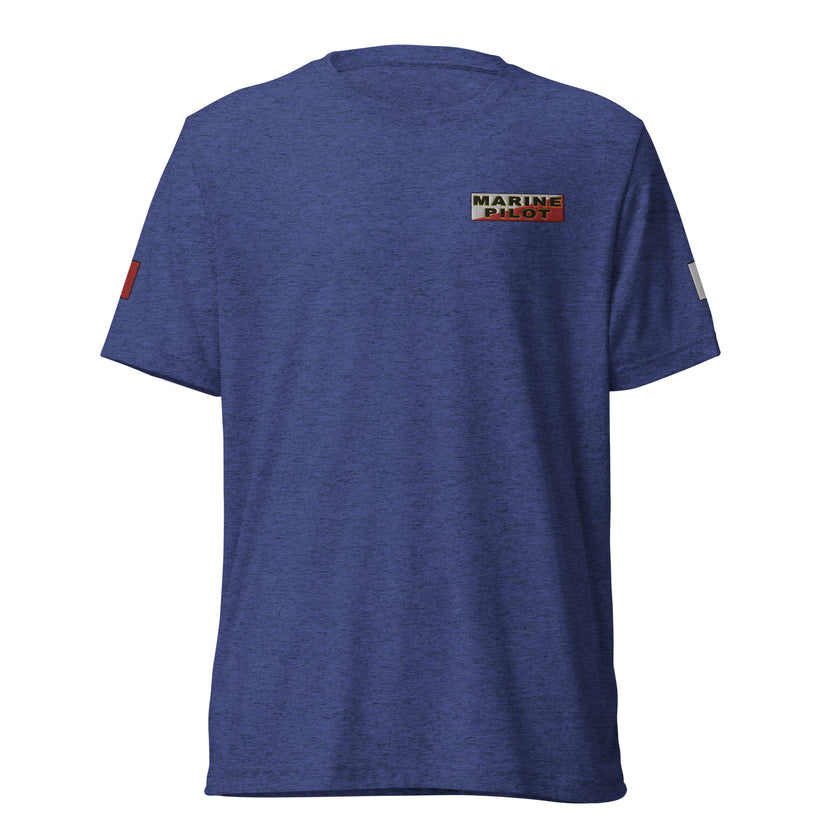 Embroidered Marine Pilot T-Shirt - IamSEAWOLF shop