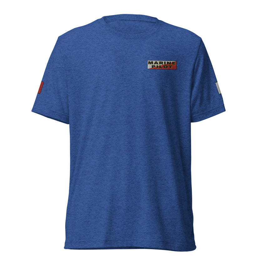 Embroidered Marine Pilot T-Shirt - IamSEAWOLF shop
