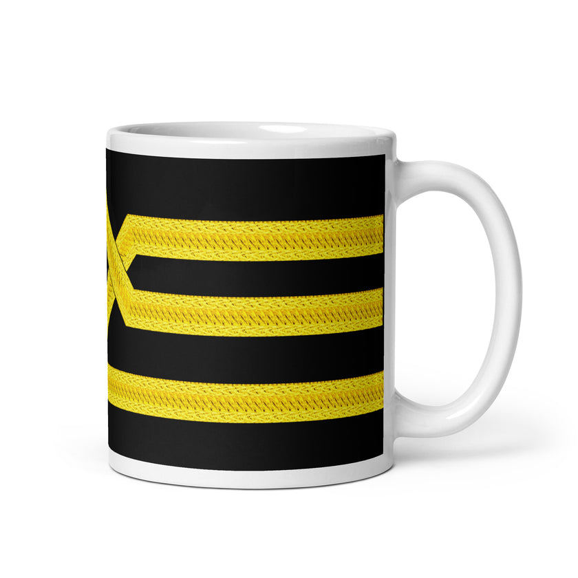 Ships Chief Officer cup (choose epaulettes) - IamSEAWOLF shop
