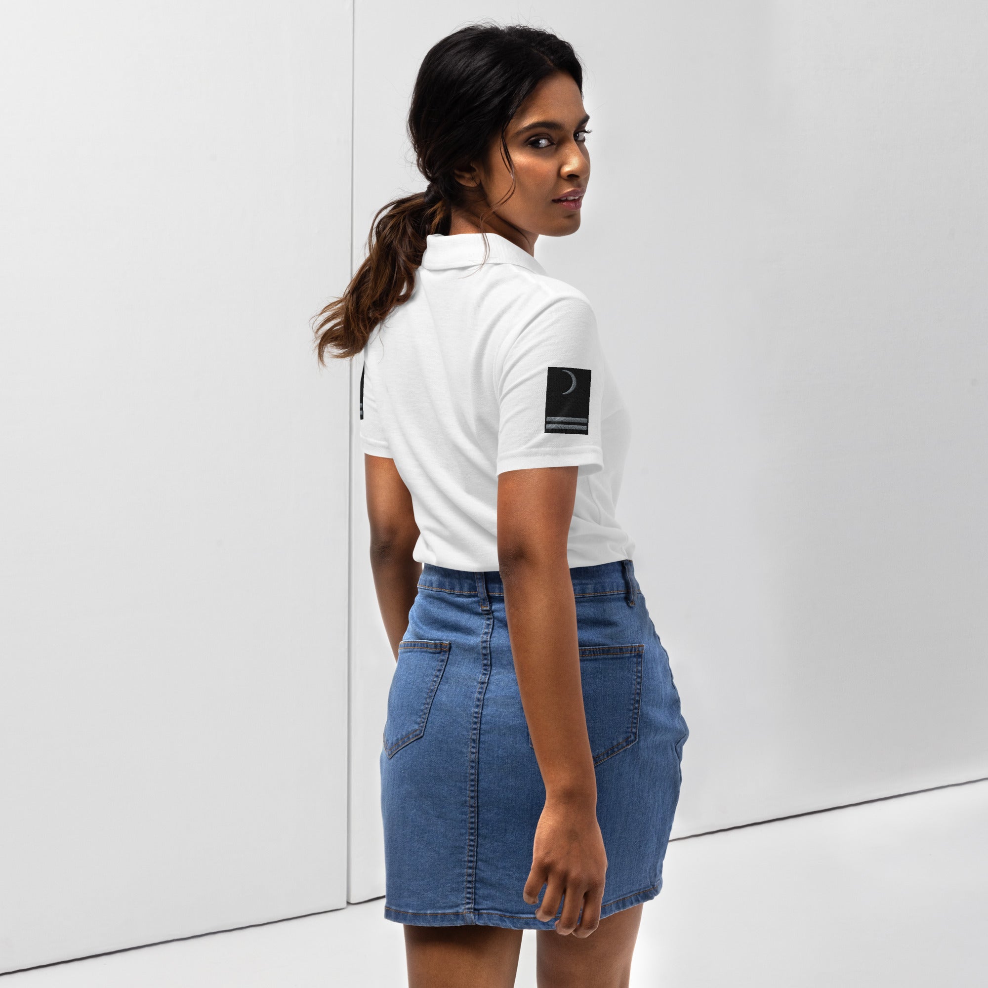 Super Yacht second stewardess polo shirt - IamSEAWOLF shop