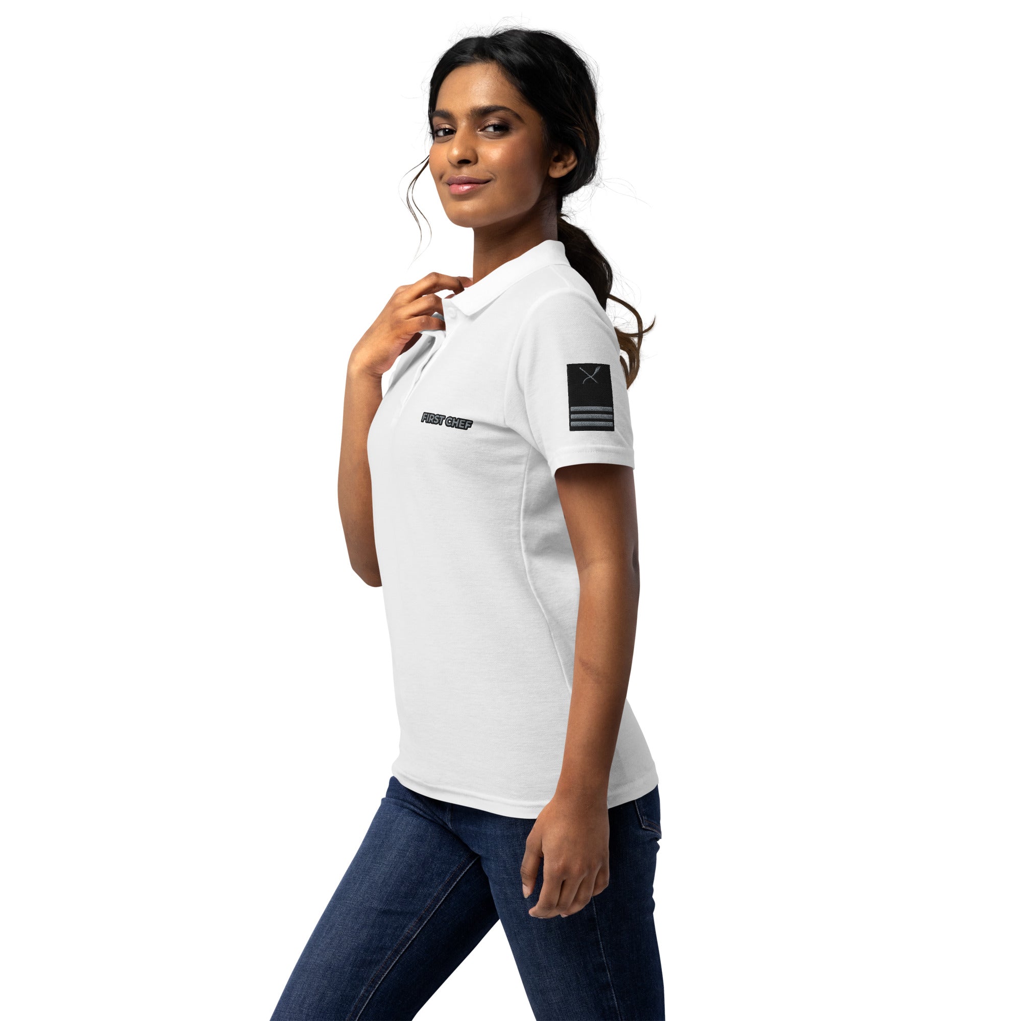 Super Yacht First Chef polo shirt - IamSEAWOLF shop