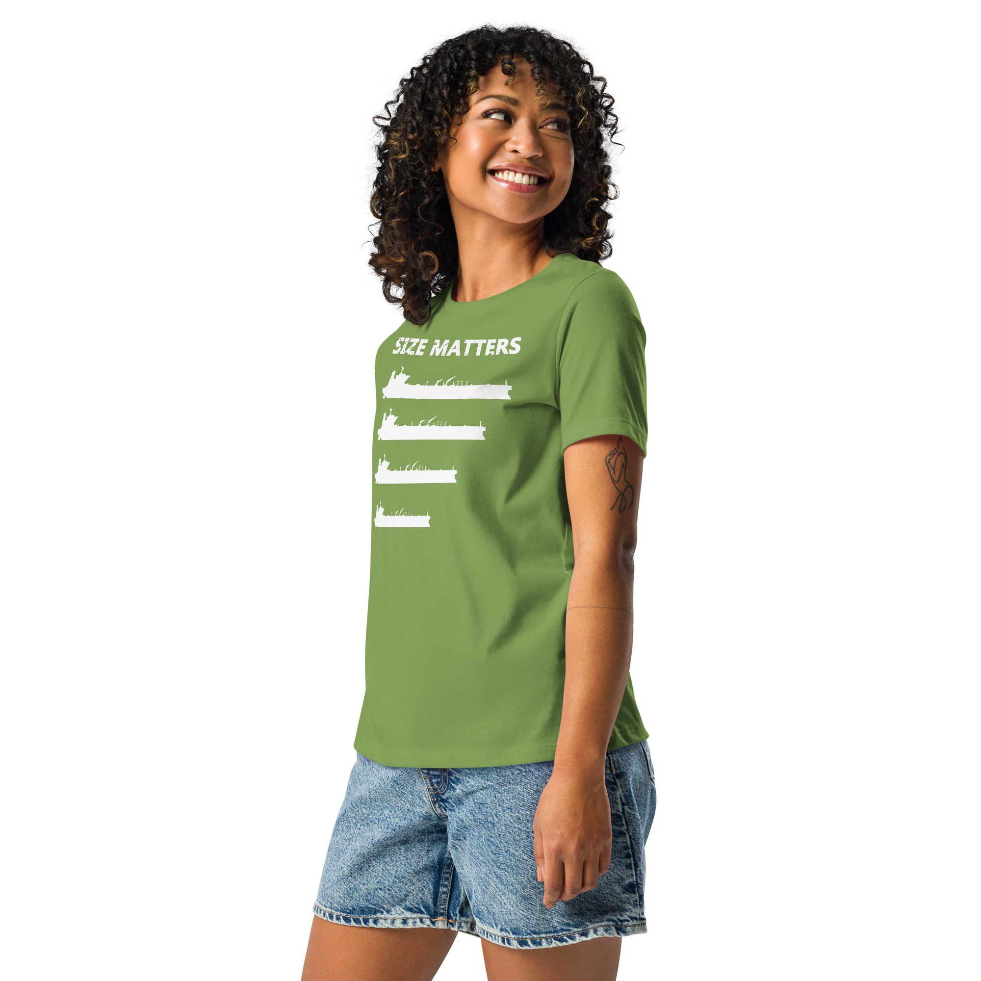 Women's  T-Shirt SIZE MATTERS Tankers