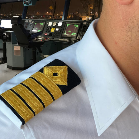 Captains merchant navy epaulettes