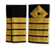 Merchant navy Epaulettes. Captain | Chief Engineer. 4 gold stripes and diamond