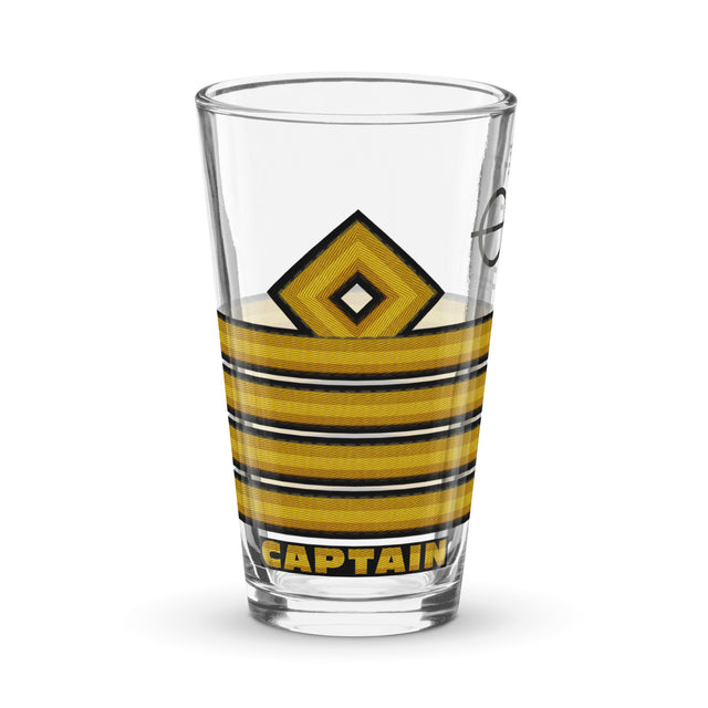Ships captain beer glass