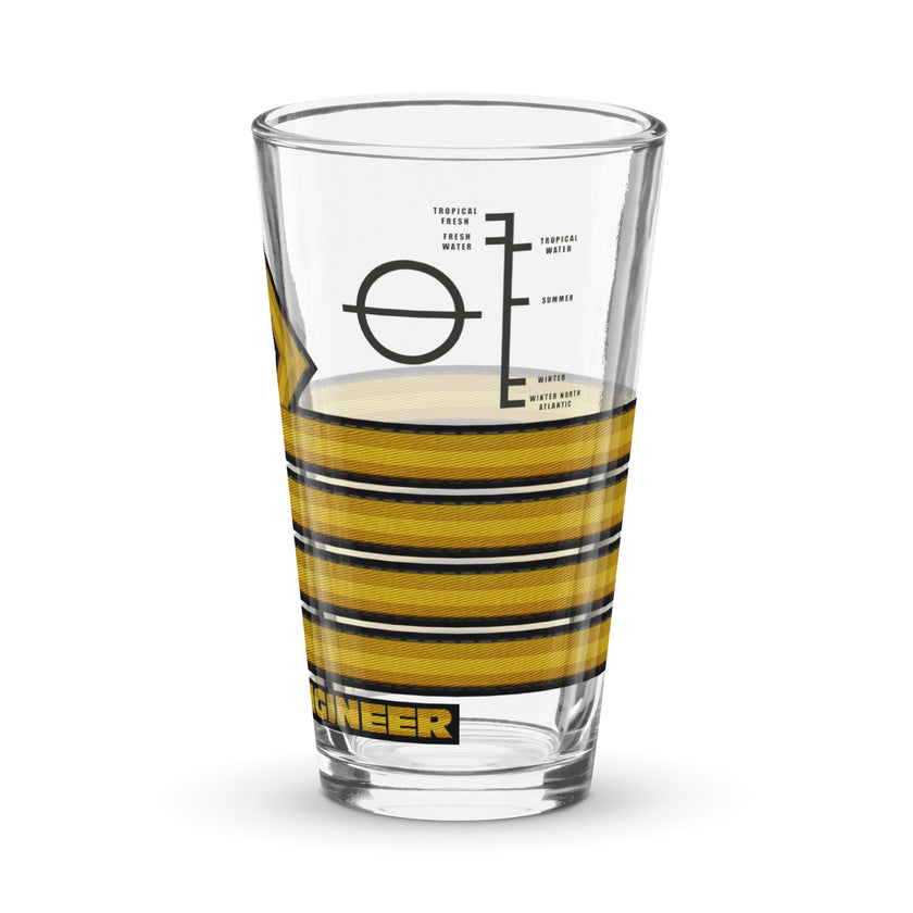 Chief Engineer glass with Rank - IamSEAWOLF shop