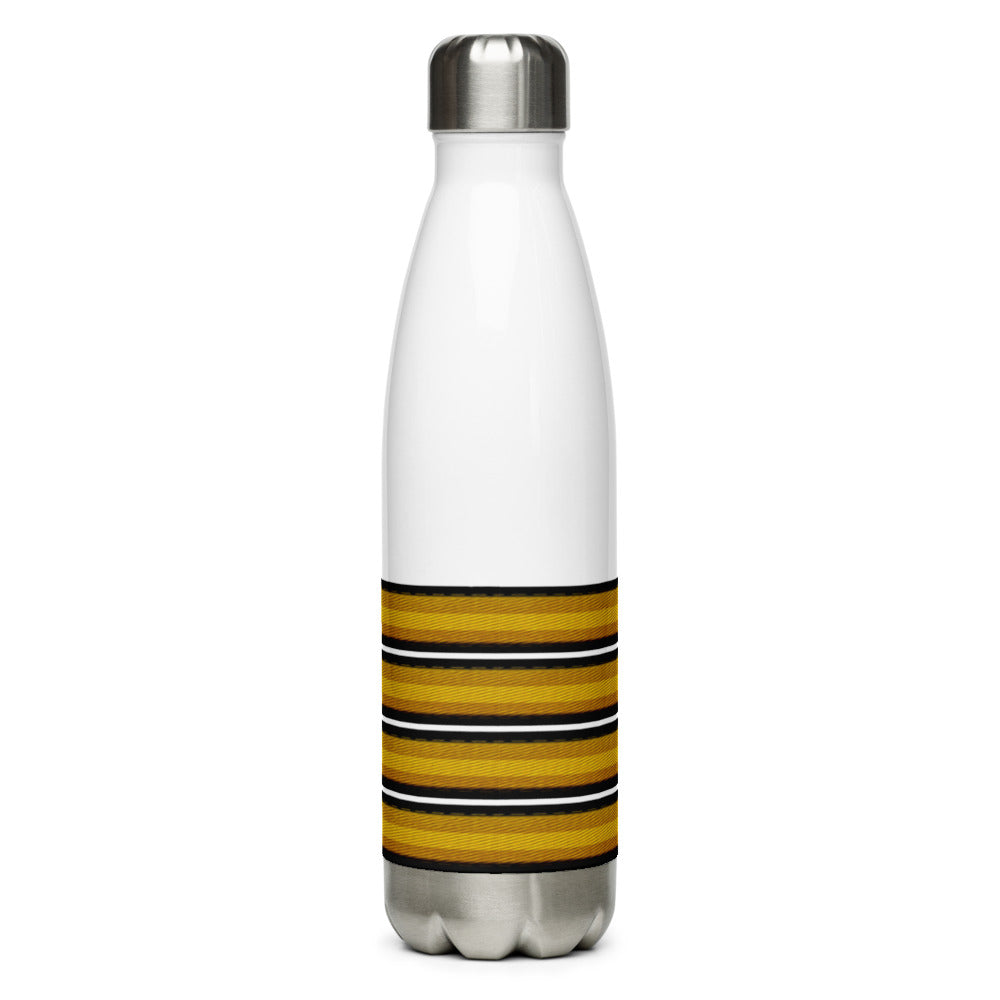 Stainless Steel Water Bottle 4 stripes.