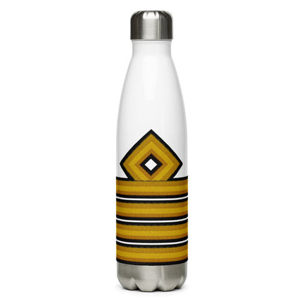Stainless Steel Water Bottle 4 stripes. - IamSEAWOLF shop