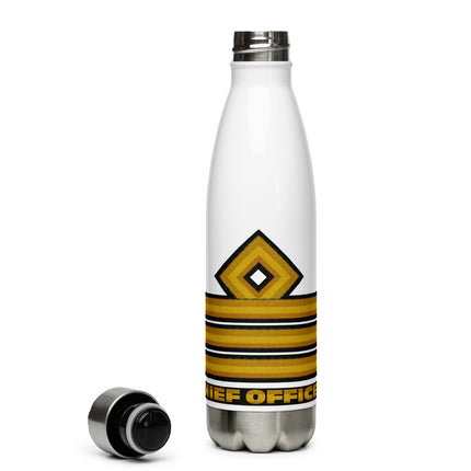 Stainless Steel Water Bottle CHIEF OFFICER - IamSEAWOLF shop