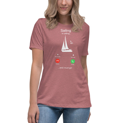 Women's T-Shirt Sailing is calling