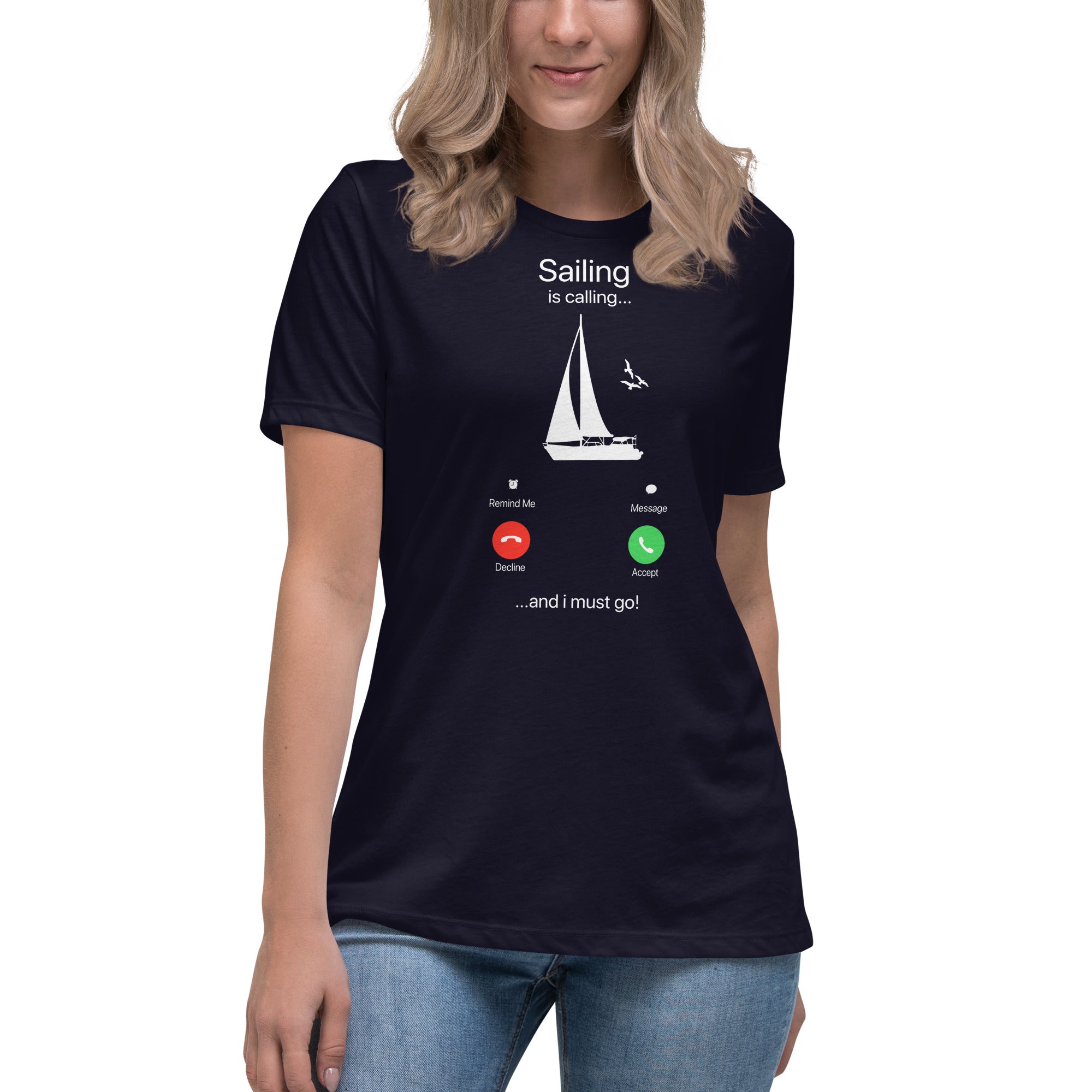 Women's T-Shirt Sailing is calling - IamSEAWOLF shop